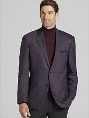 Ted Baker London Men's Plum Two-Button Sport Coat